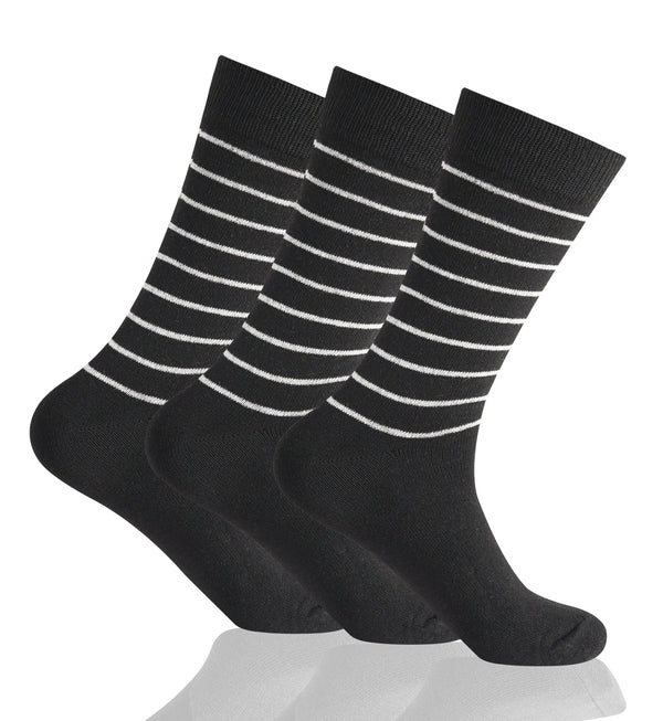GC Men's Cotton-Rich Patterned Socks – 12 Pack