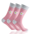 GC Women's Diabetic Comfort Daisy Print Socks – 12 Pack