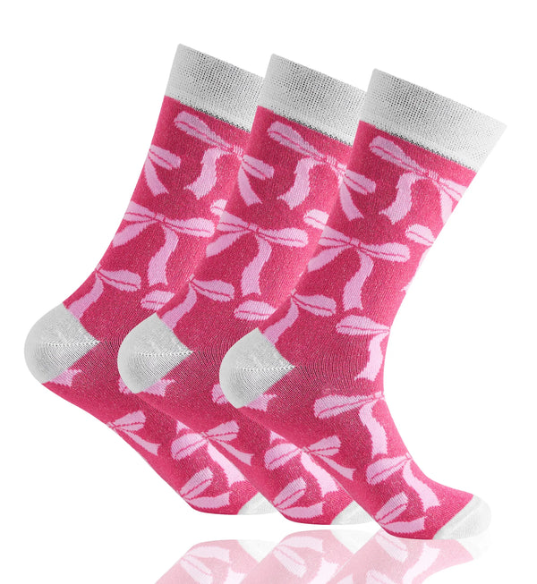 GC Men's Diabetic Comfort Bow Pattern Socks – 12 Pack