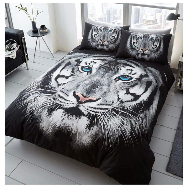 GC 3D Tiger Face Print Duvet Cover Set