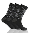 GC Men's Diabetic Comfort Argyle Socks – 12 Pack