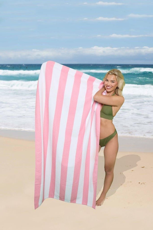 GC Cabana Stripe Sand-Free Beach Towel – 1 Pack