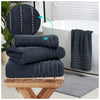 GC Paris Ribbed Luxury Cotton Towel Set – 2 Pack