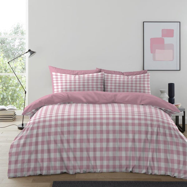 GC Gingham Moor Easy Care Duvet Cover Set