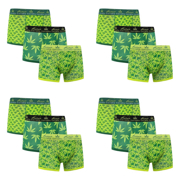 GC Men's Premium Cotton Boxer Shorts – 12 Pack