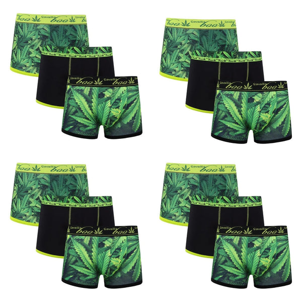 GC Men's Premium Cotton Boxer Shorts – 12 Pack