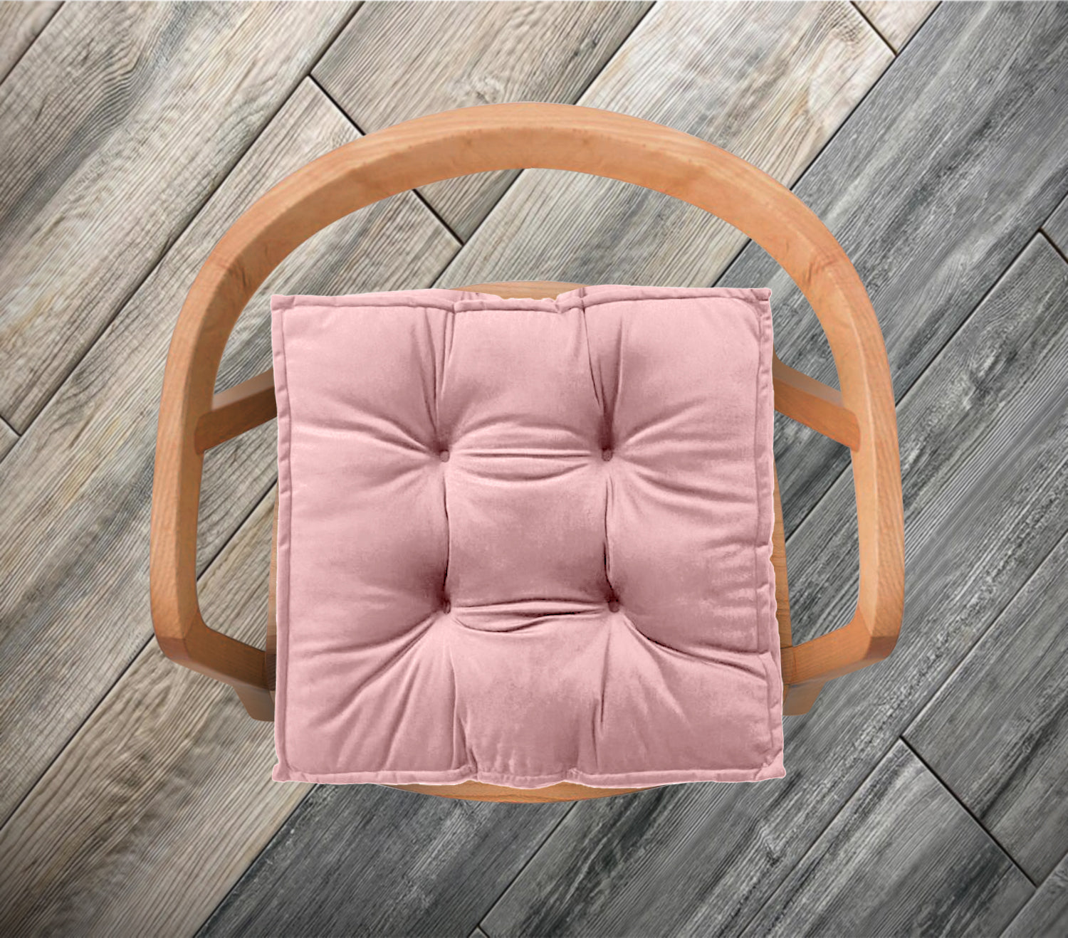 Velvet Booster Seat Cushion