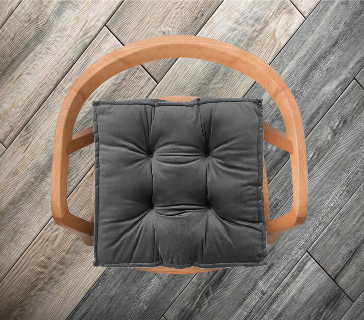 Velvet Booster Seat Cushion