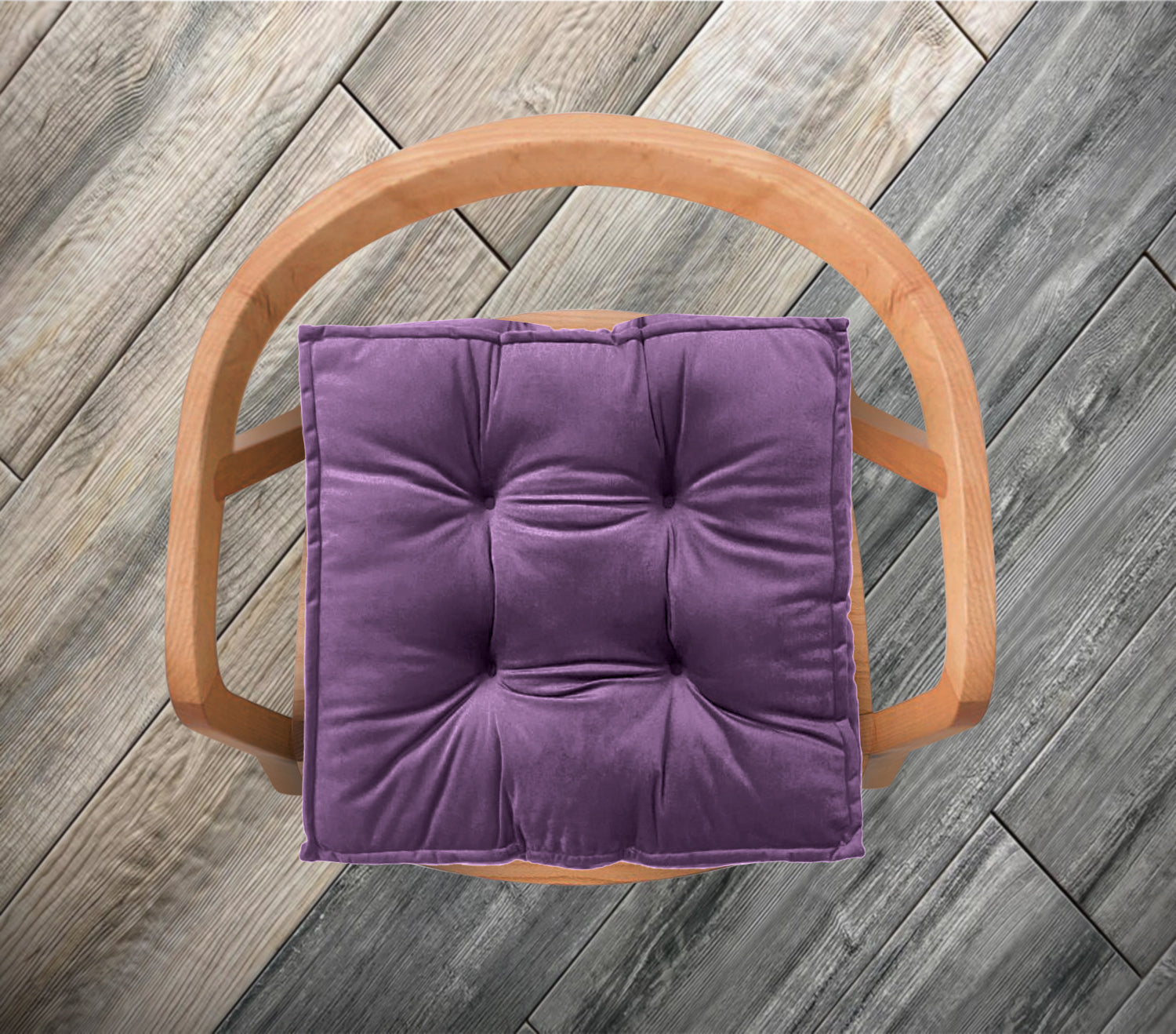 Velvet Booster Seat Cushion