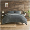 GC Modern Ribbed Duvet Cover Set