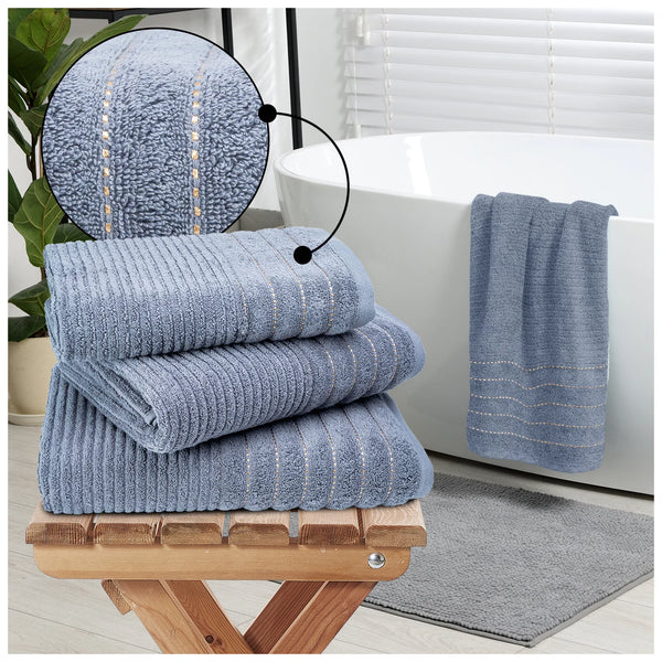 Paris Ribbed Towel Bale Set