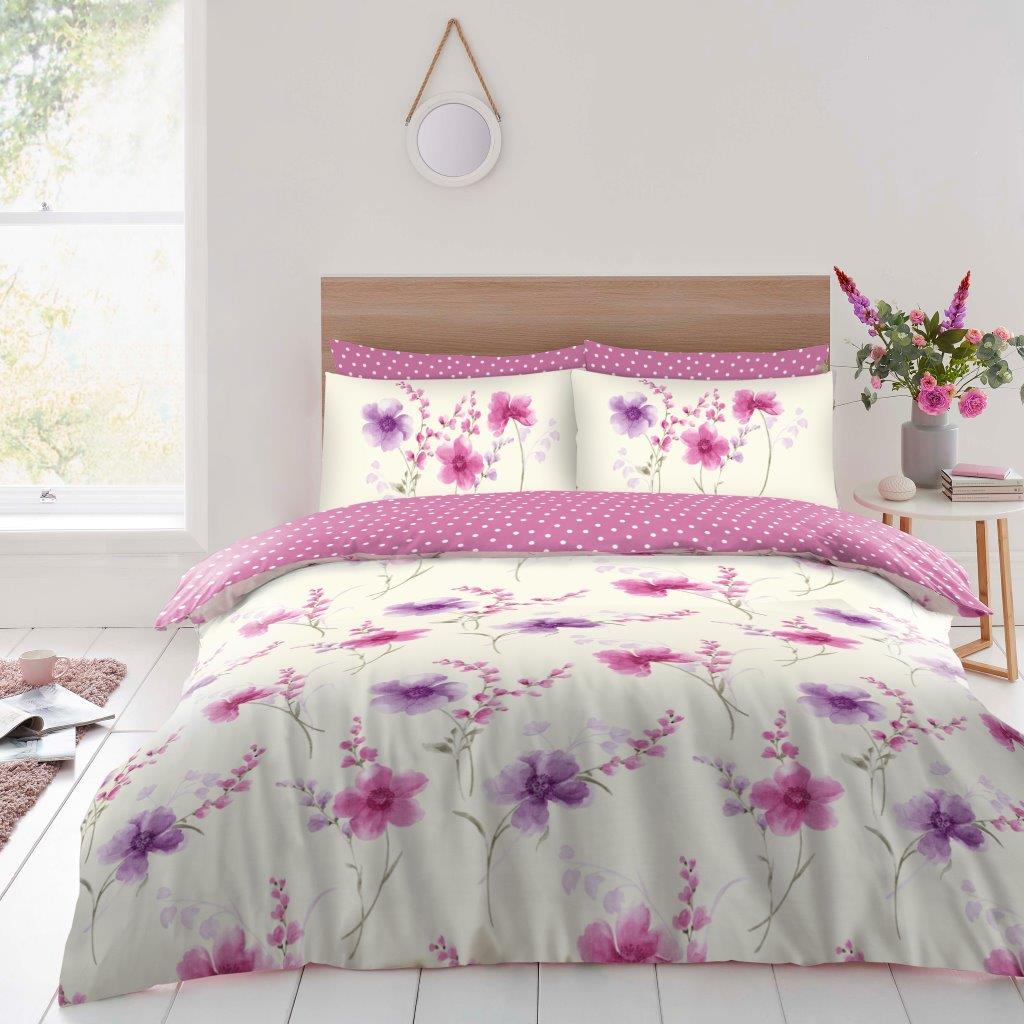 Claire Complete Printed Duvet Cover Set