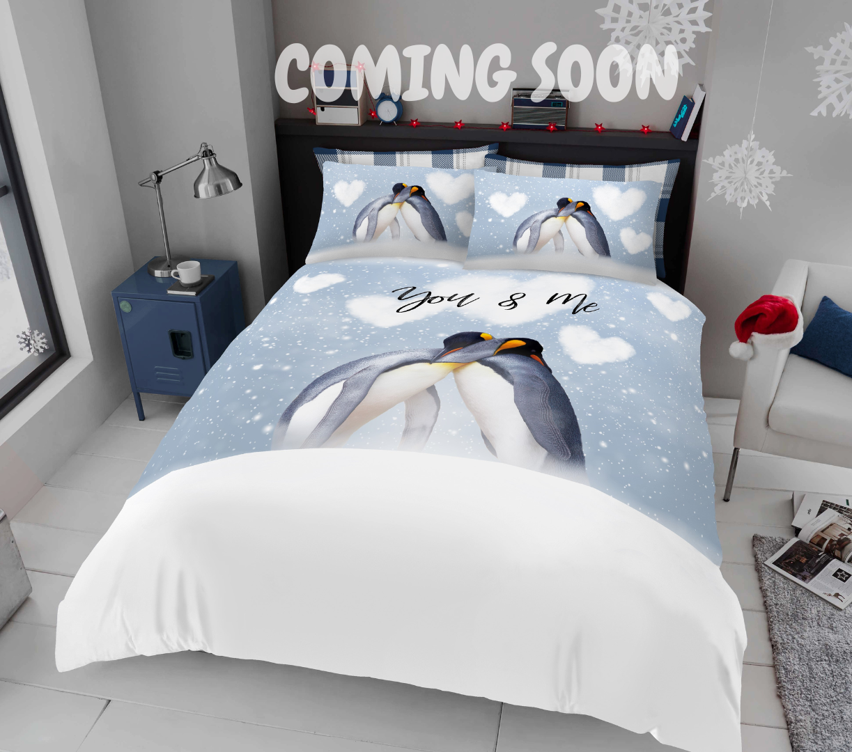 Penguins Forever Duvet Cover