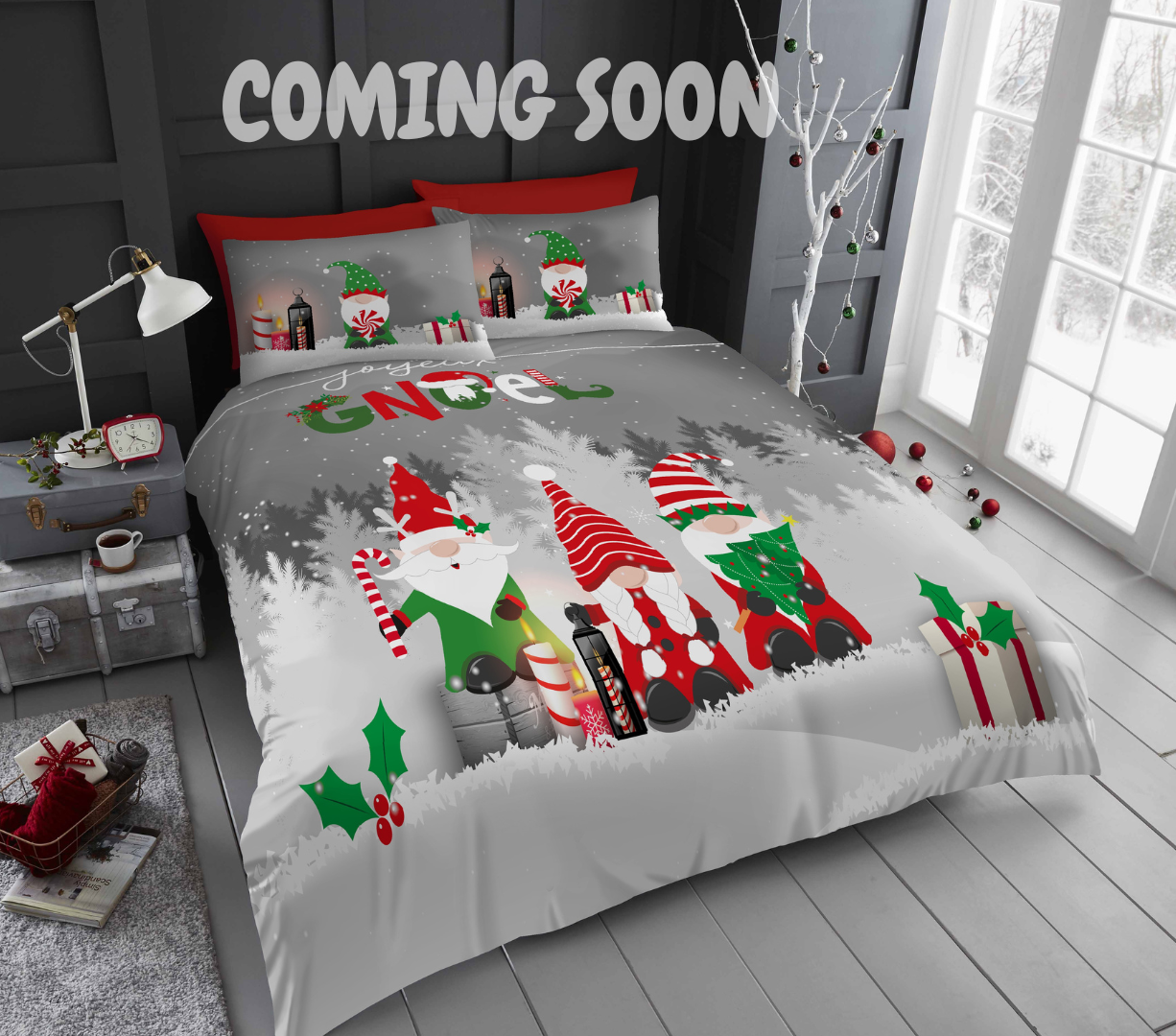 Joyeux Gnoel Duvet Cover