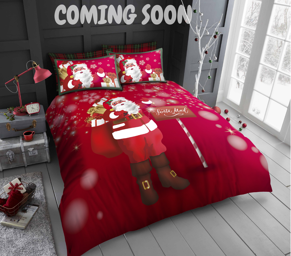 Santa Mail Duvet Cover