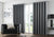 GC Synergy Glitter Woven Ready-Made Curtains