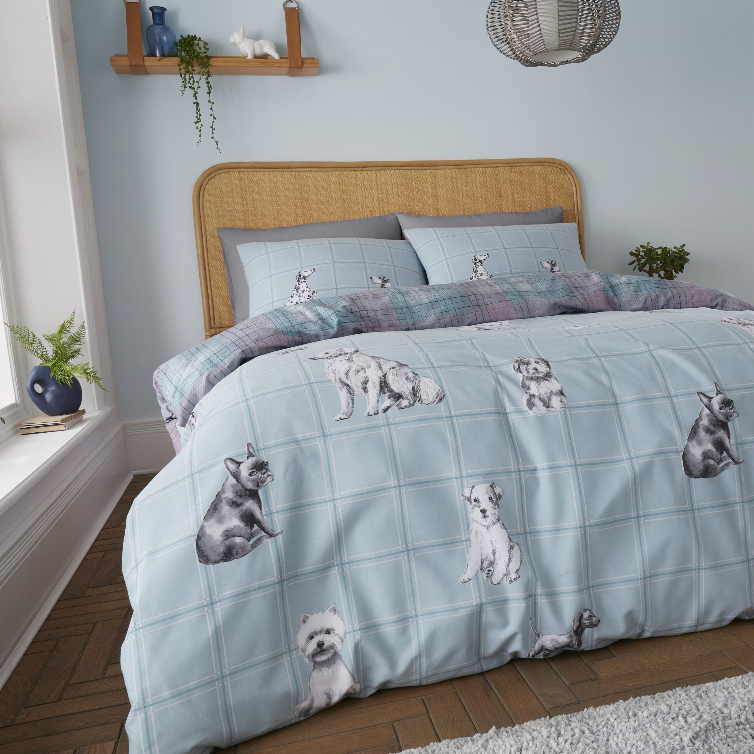 Dog Pals Printed Duvet Cover Set