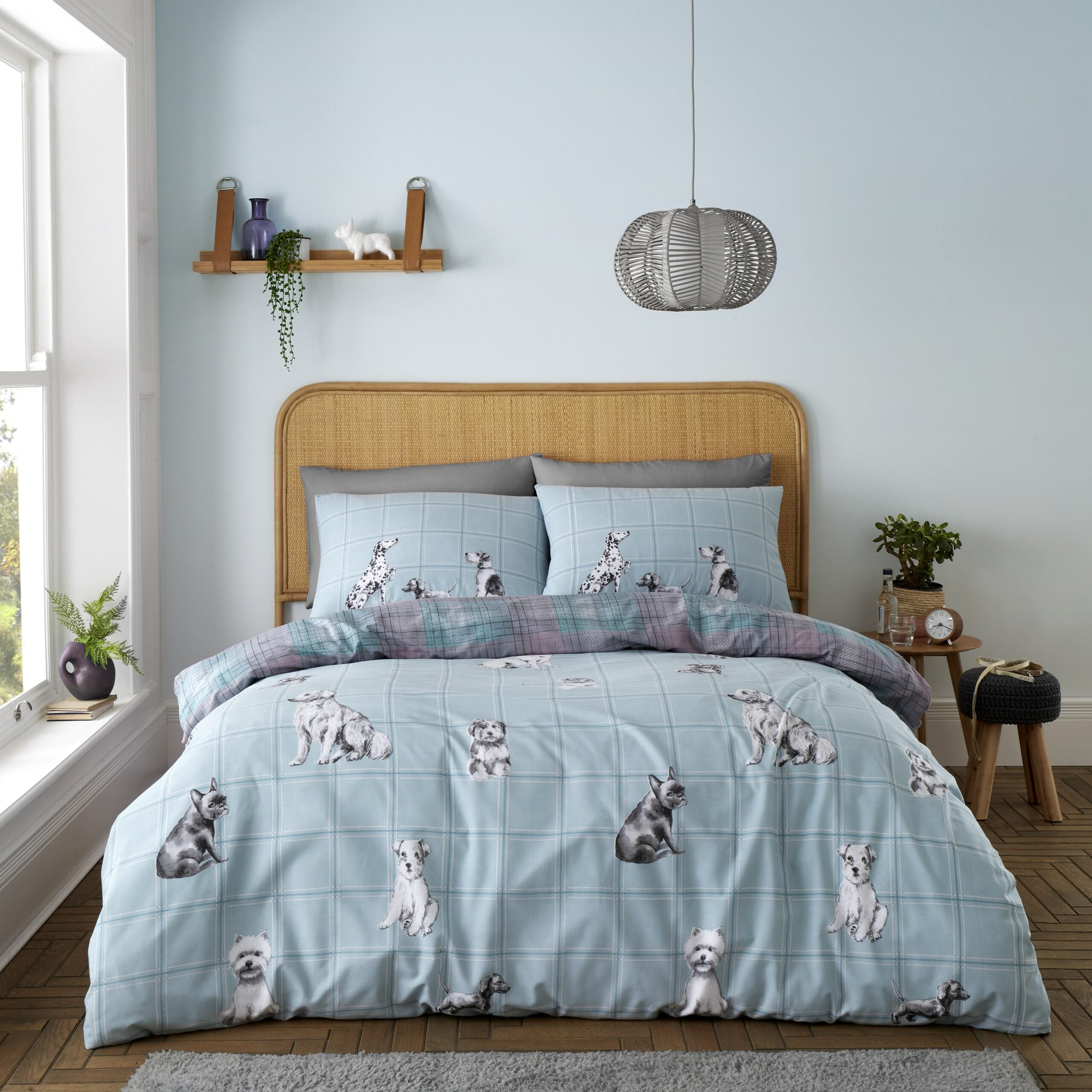 Dog Pals Printed Duvet Cover Set