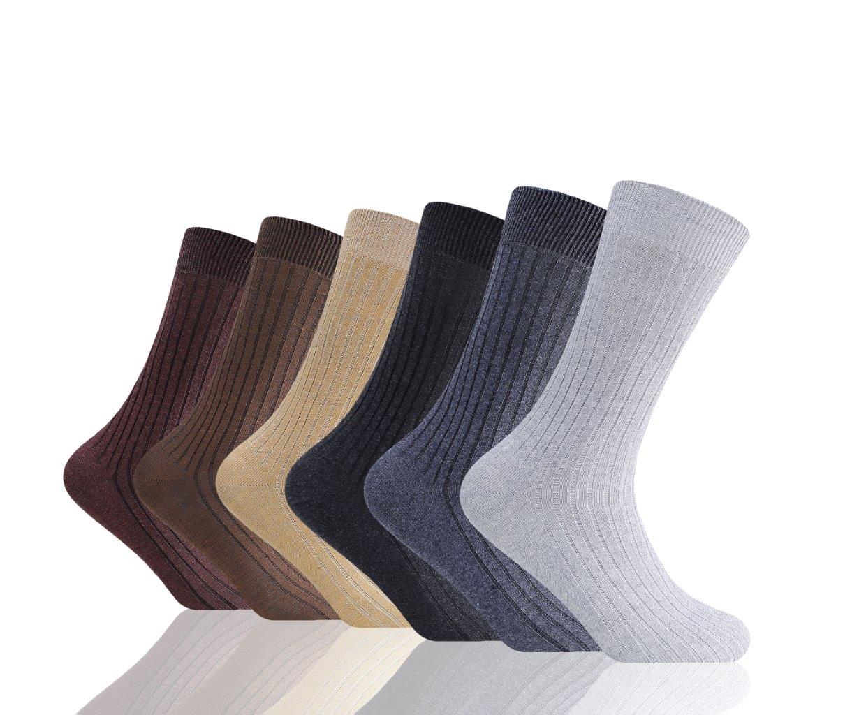 12pk Mens 100% Cotton Socks