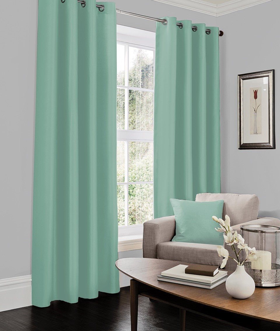 Faux Silk (eyelet) Curtains - Gaveno Cavailia