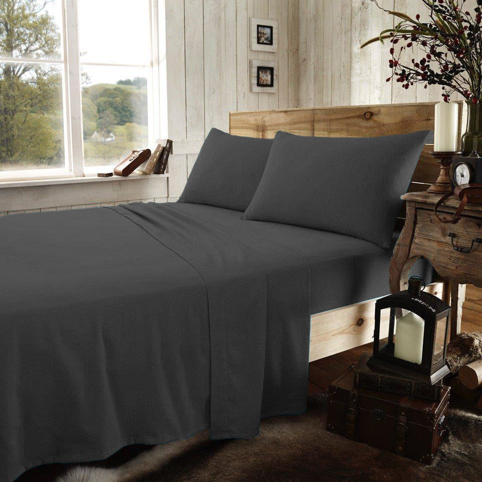 Flannel Plain Sheet Set - Gaveno Cavailia