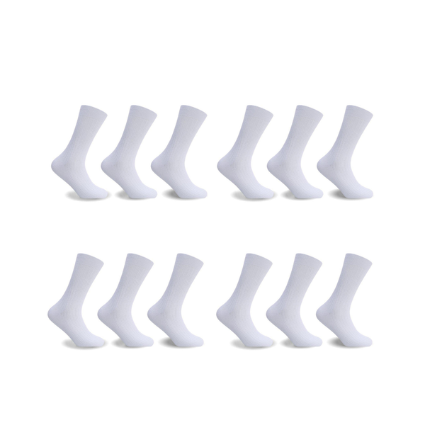 GC Men's Everyday Cotton Socks – 12 Pack