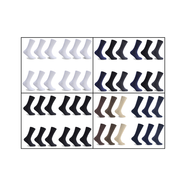 GC Men's Everyday Cotton Socks – 12 Pack