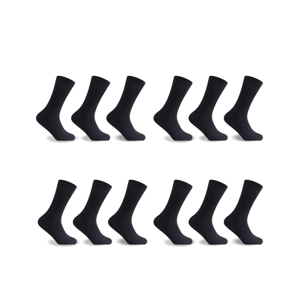 GC Men's Everyday Cotton Socks – 12 Pack