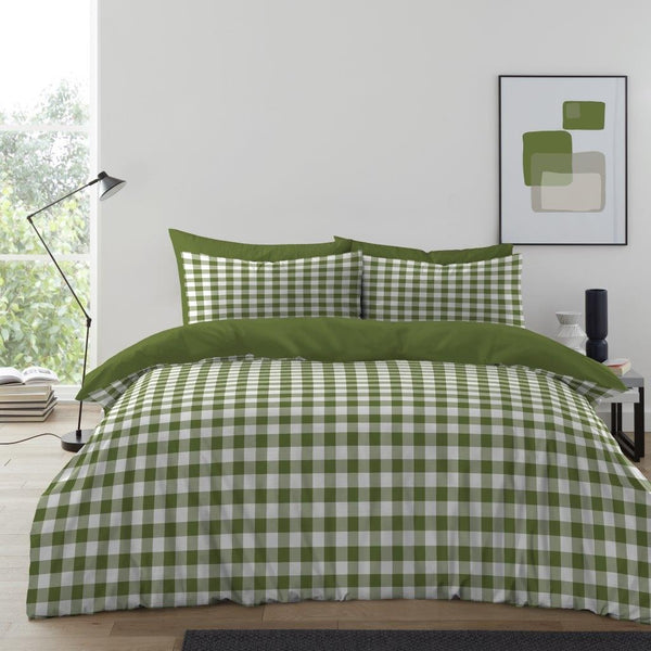 GC Gingham Moor Easy Care Duvet Cover Set