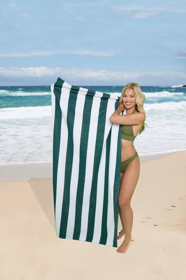 GC Cabana Stripe Sand-Free Beach Towel – 1 Pack