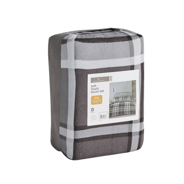 GC Printed Ferdi Tartan Check Duvet Cover Set