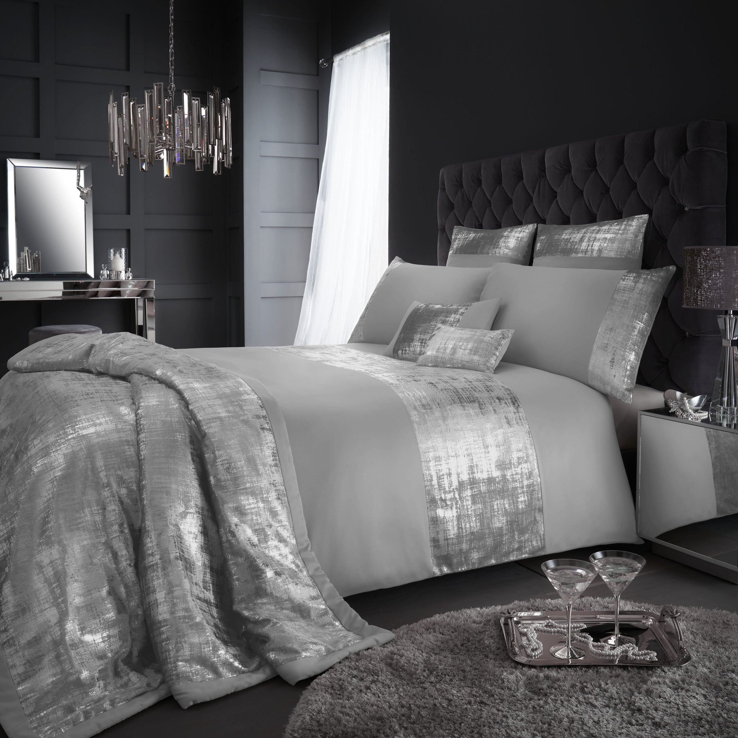 Signature Prosecco Glitter Duvet Set