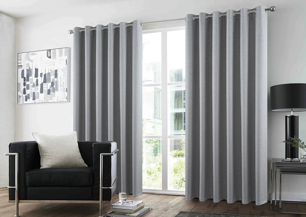 GC Synergy Glitter Woven Ready-Made Curtains