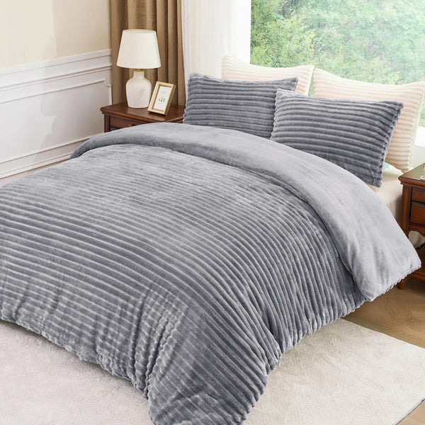 Osum Ribbed Duvet Set