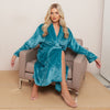 GC Soft Touch Shawl Collar Flannel Bathrobe