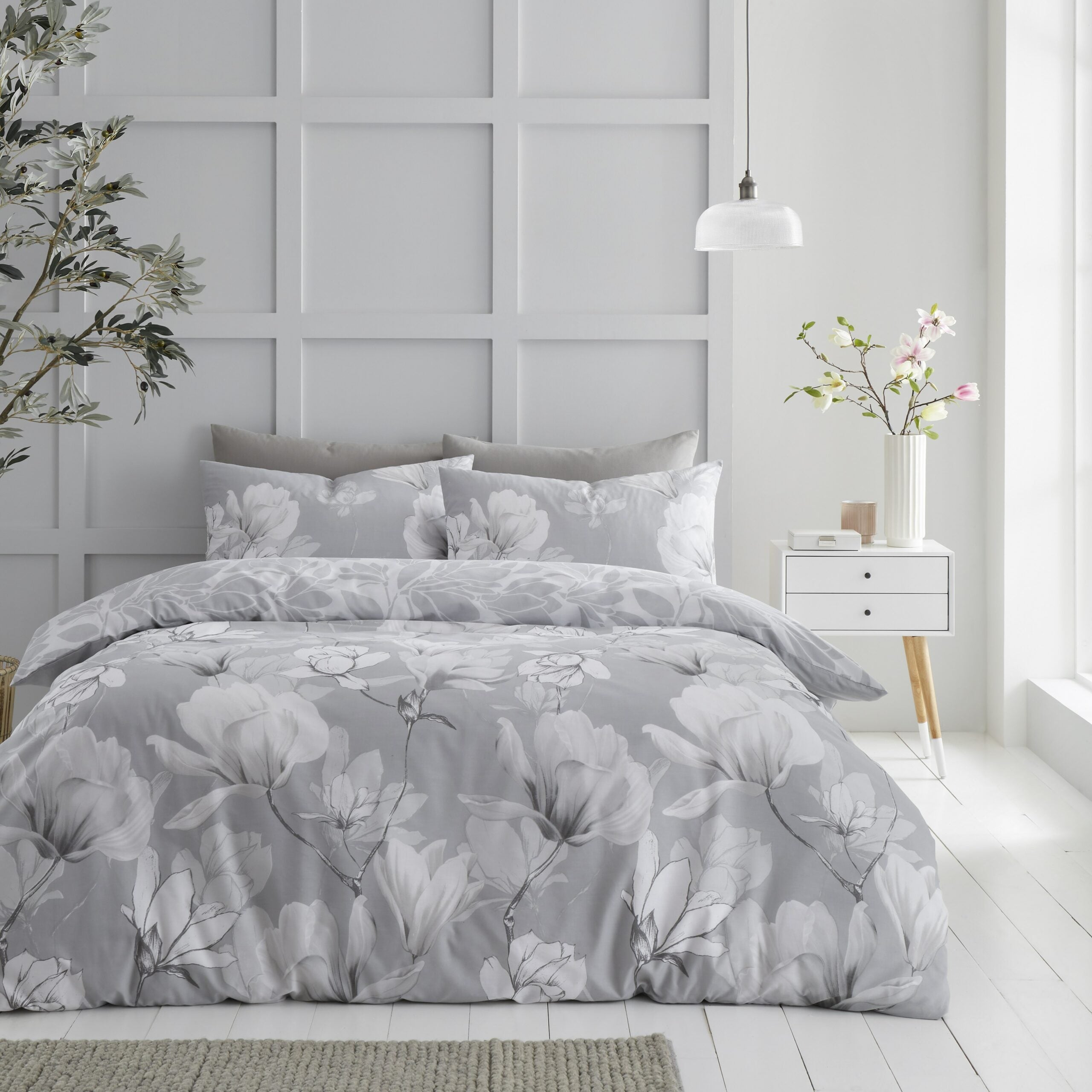 Magnolia Dream Printed Duvet Set