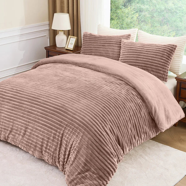 Osum Ribbed Duvet Set