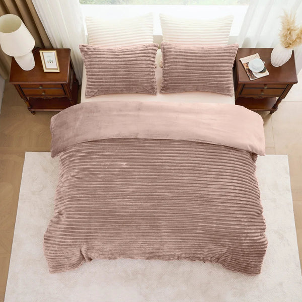 Osum Ribbed Duvet Set