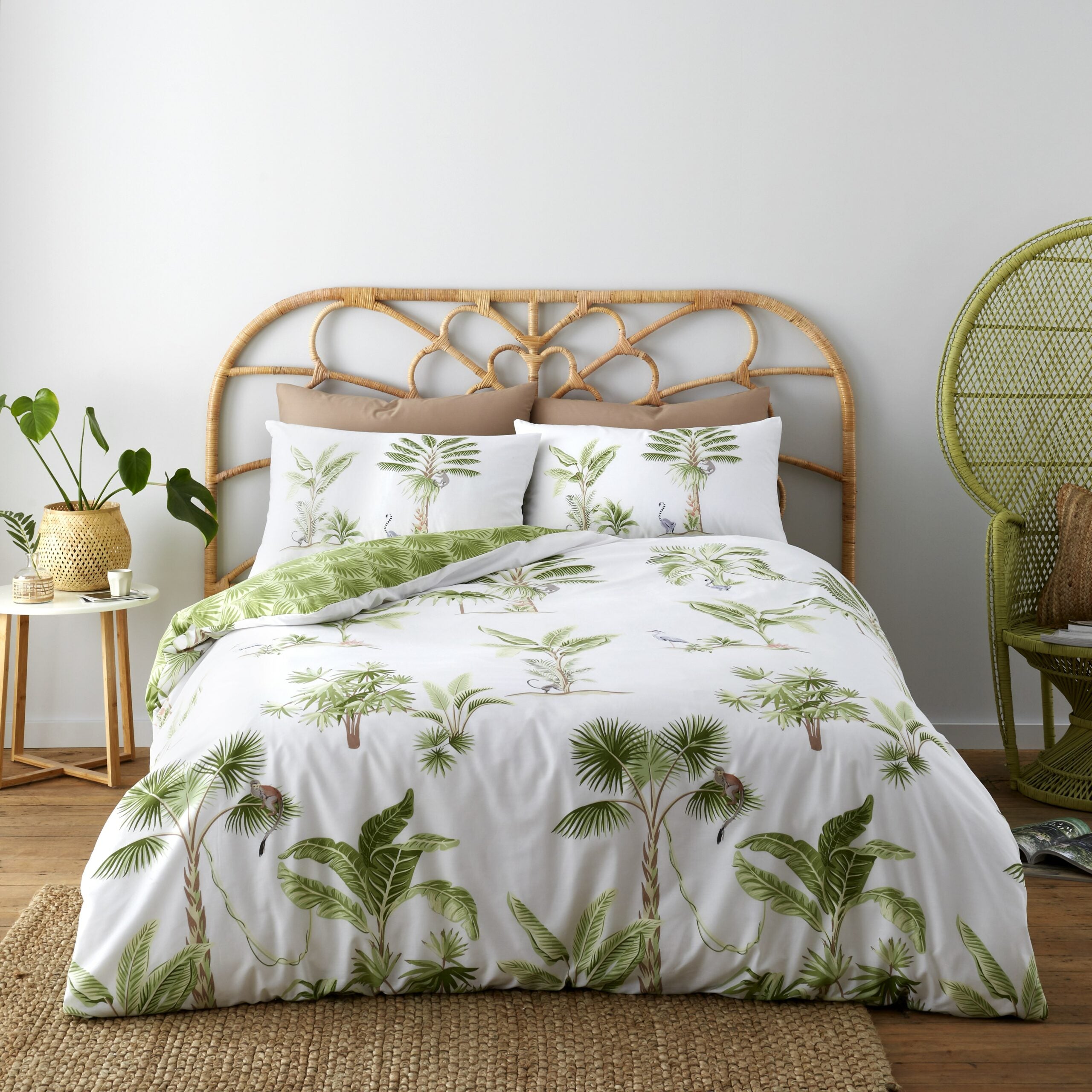 Monkey Jungle Printed Duvet Set