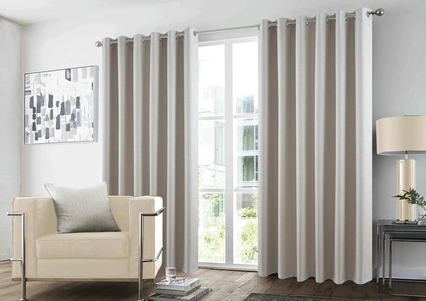 GC Synergy Glitter Woven Ready-Made Curtains
