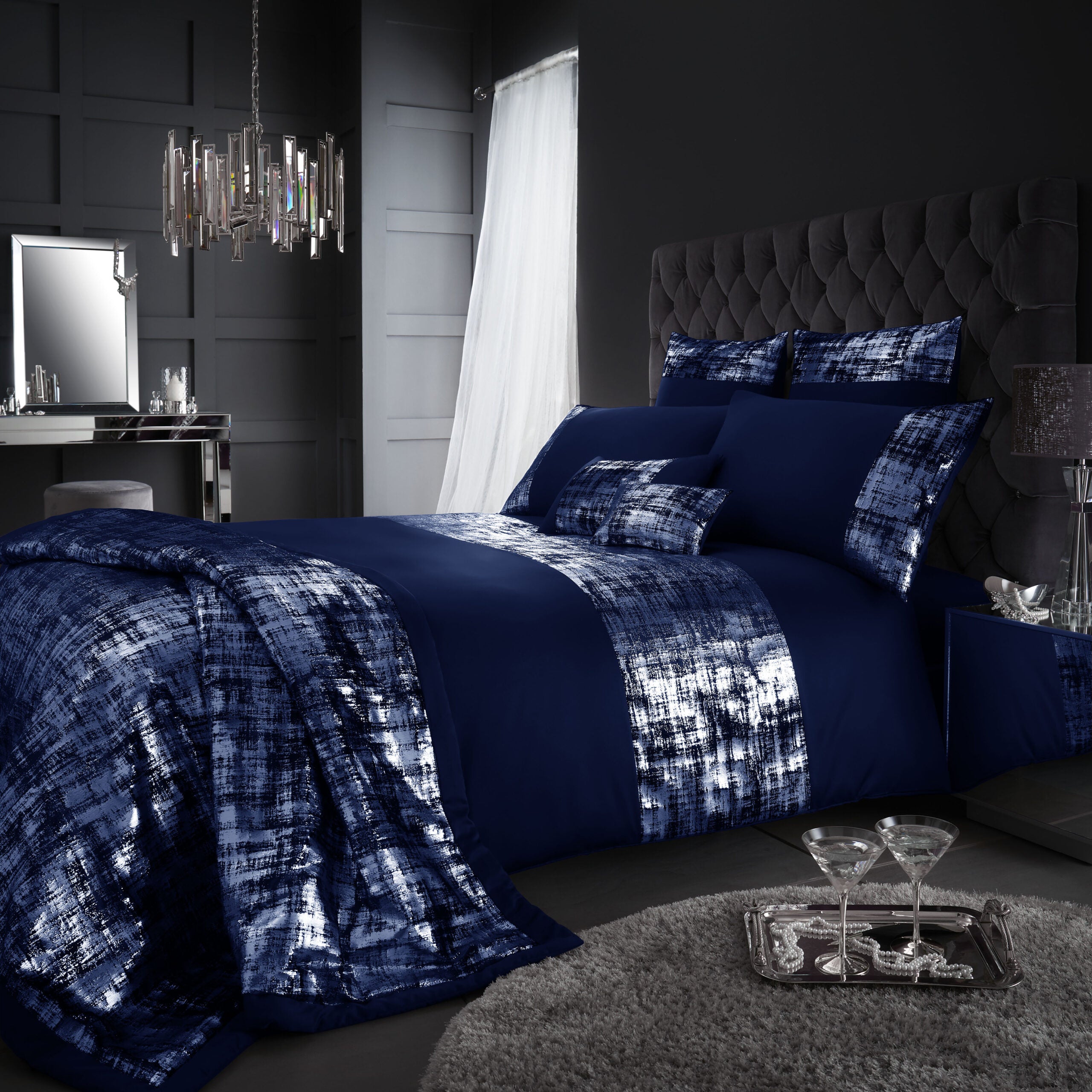 Signature Prosecco Glitter Duvet Set