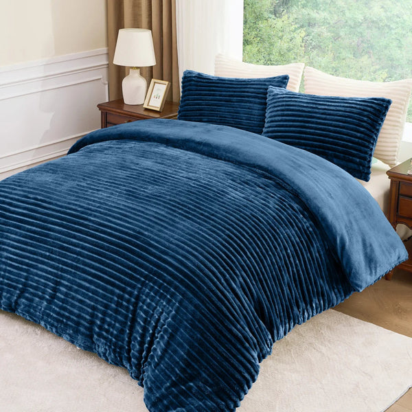 Osum Ribbed Duvet Set