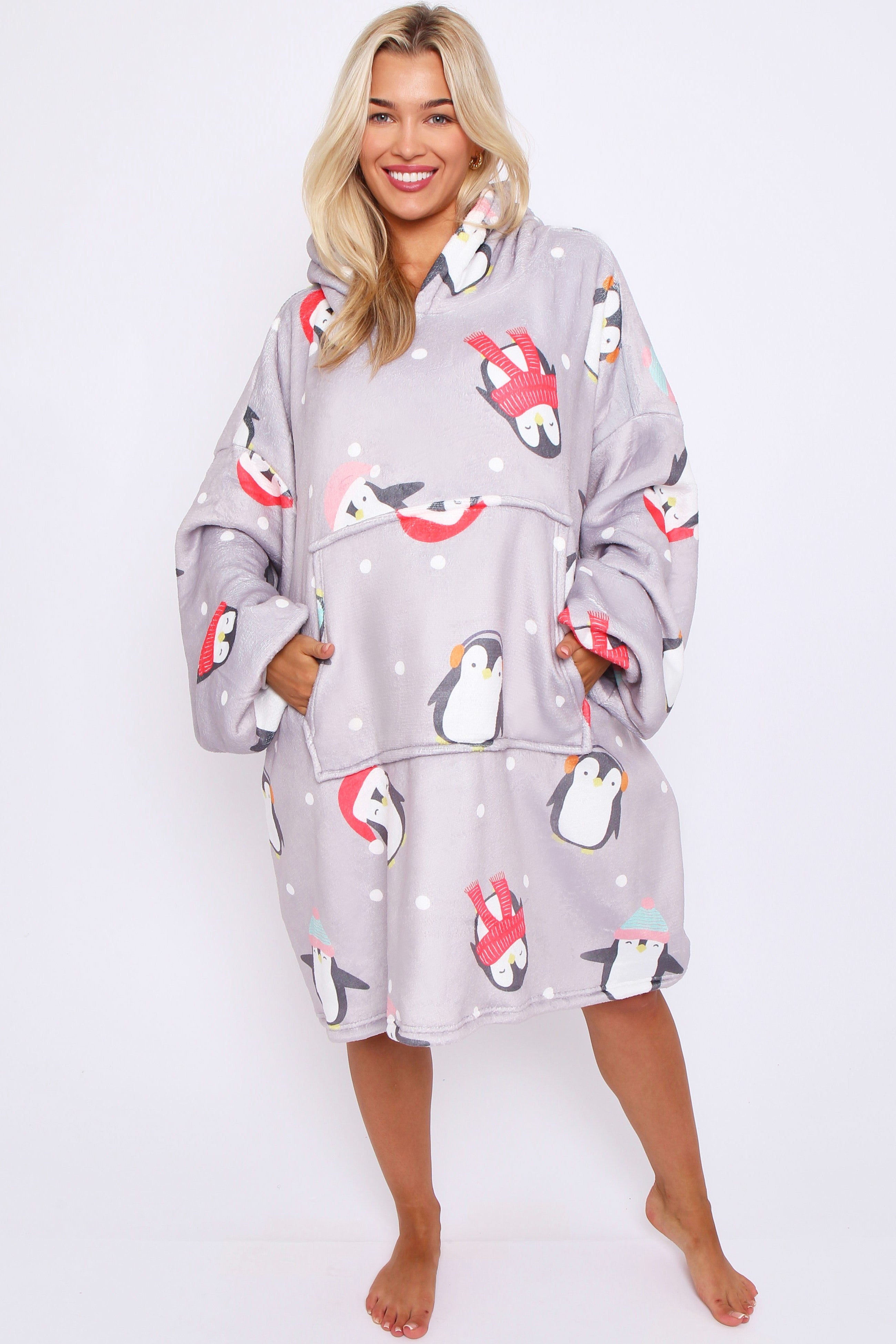 Xmas Penguin Pals Hoodie