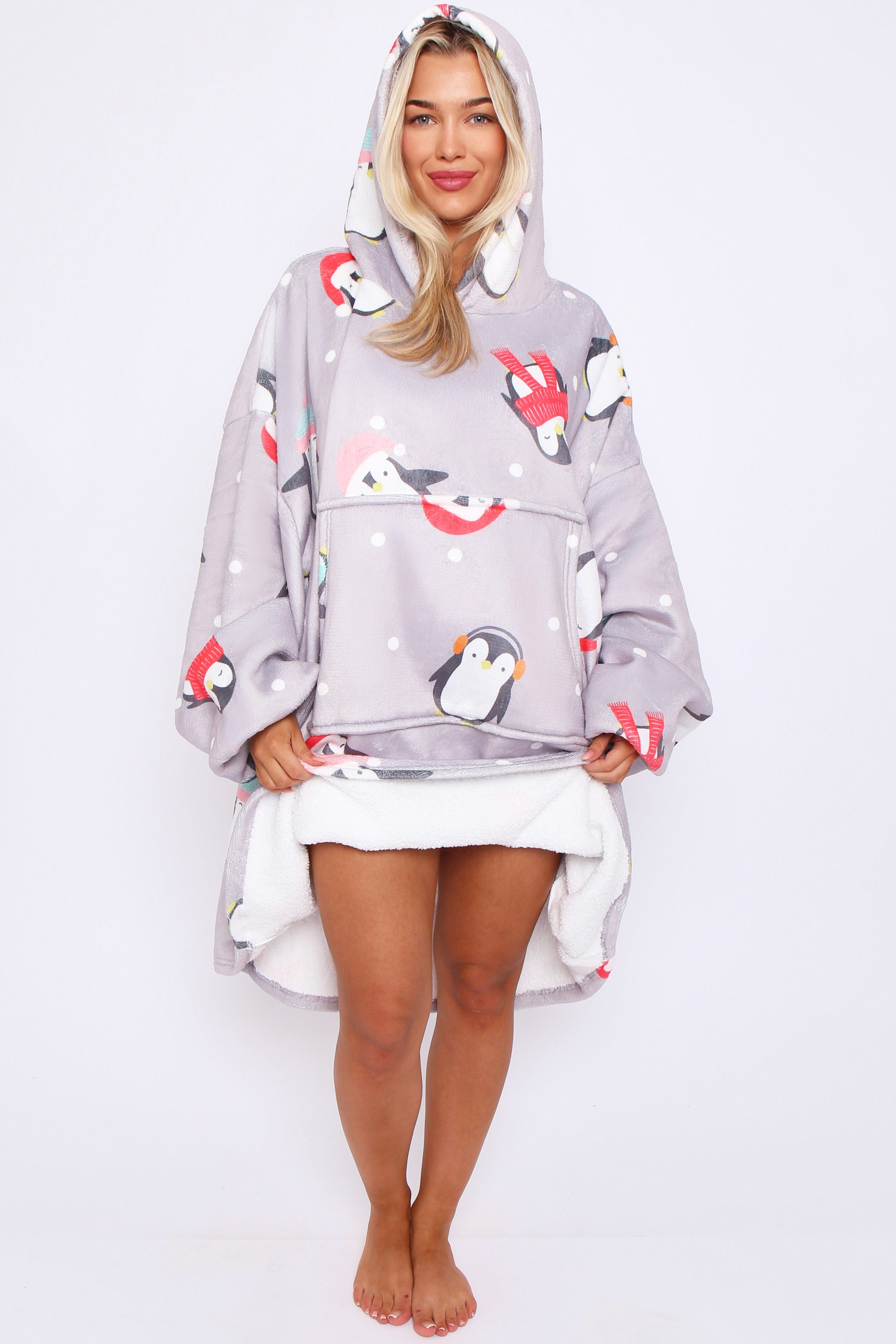 Xmas Penguin Pals Hoodie