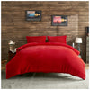 GC Modern Ribbed Duvet Cover Set