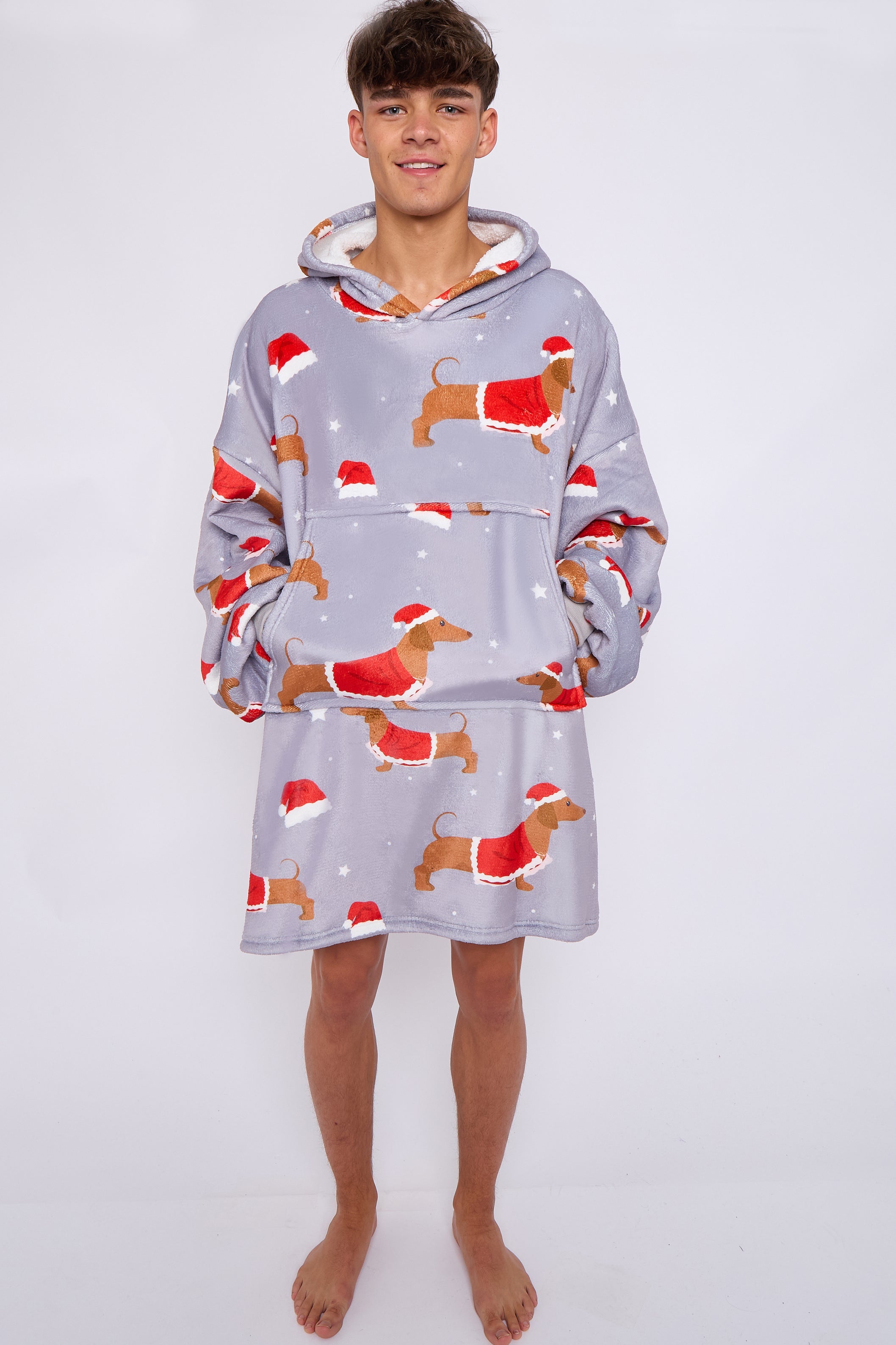 Xmas Santa Sausage Hoodie