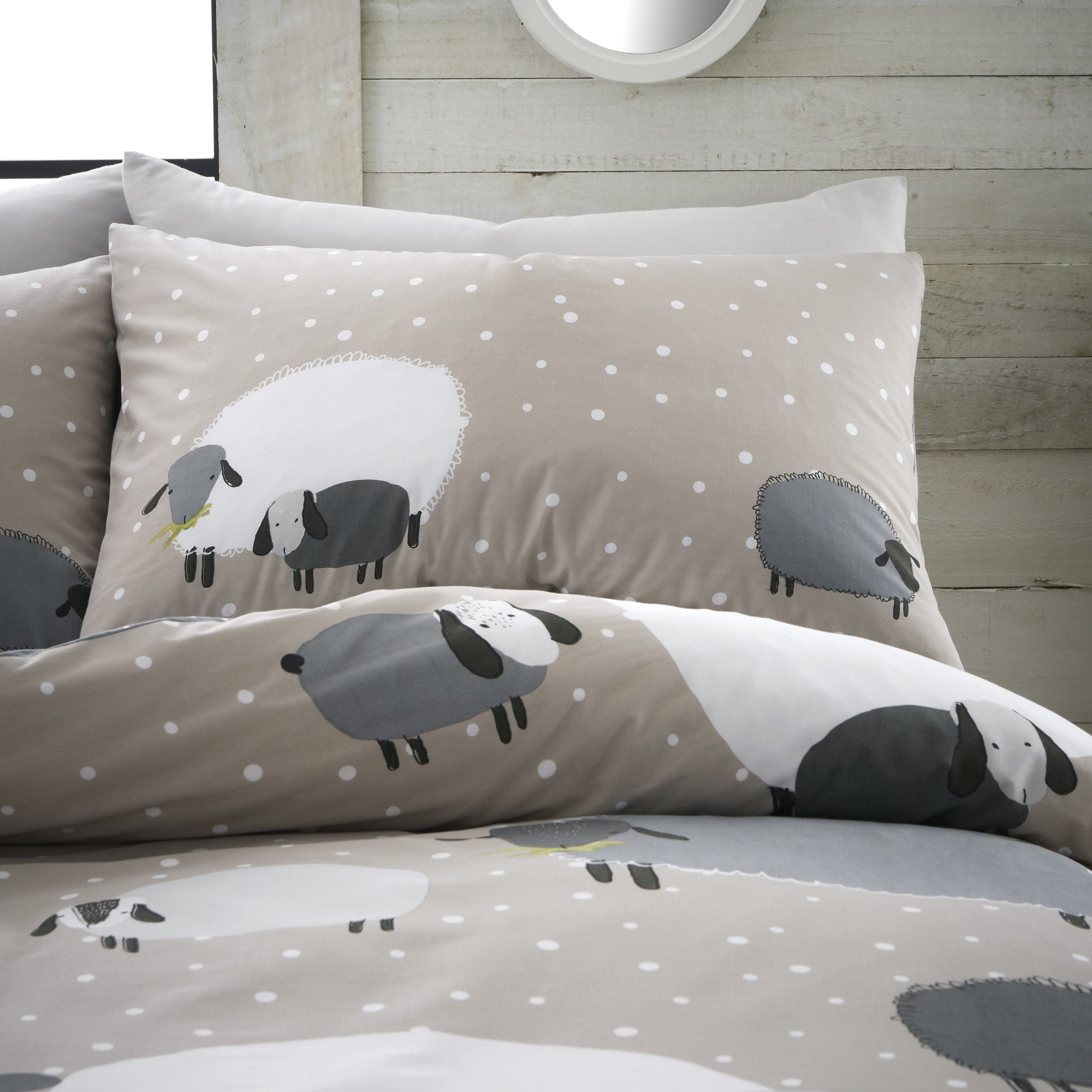 Sheep Printed Duvet Set