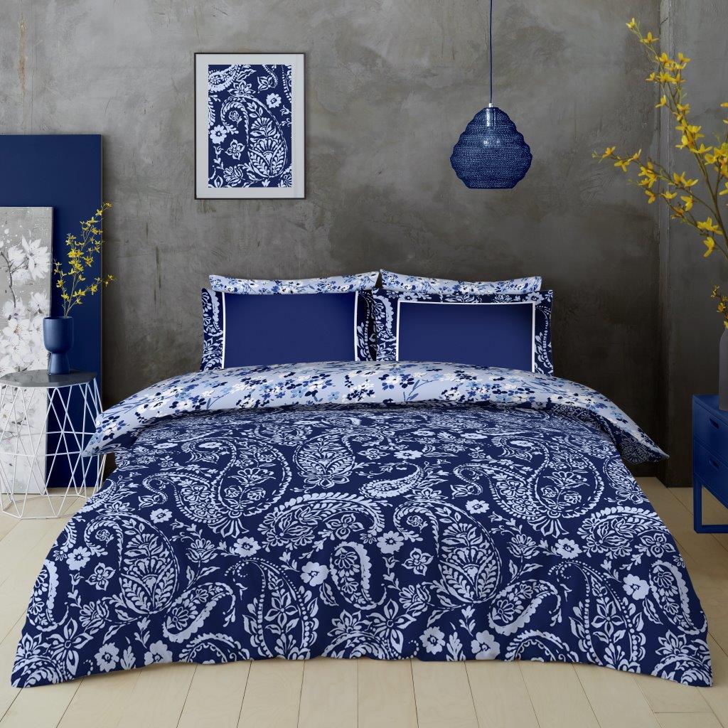 Exclusive Sia-Paisley Floral Duvet Cover