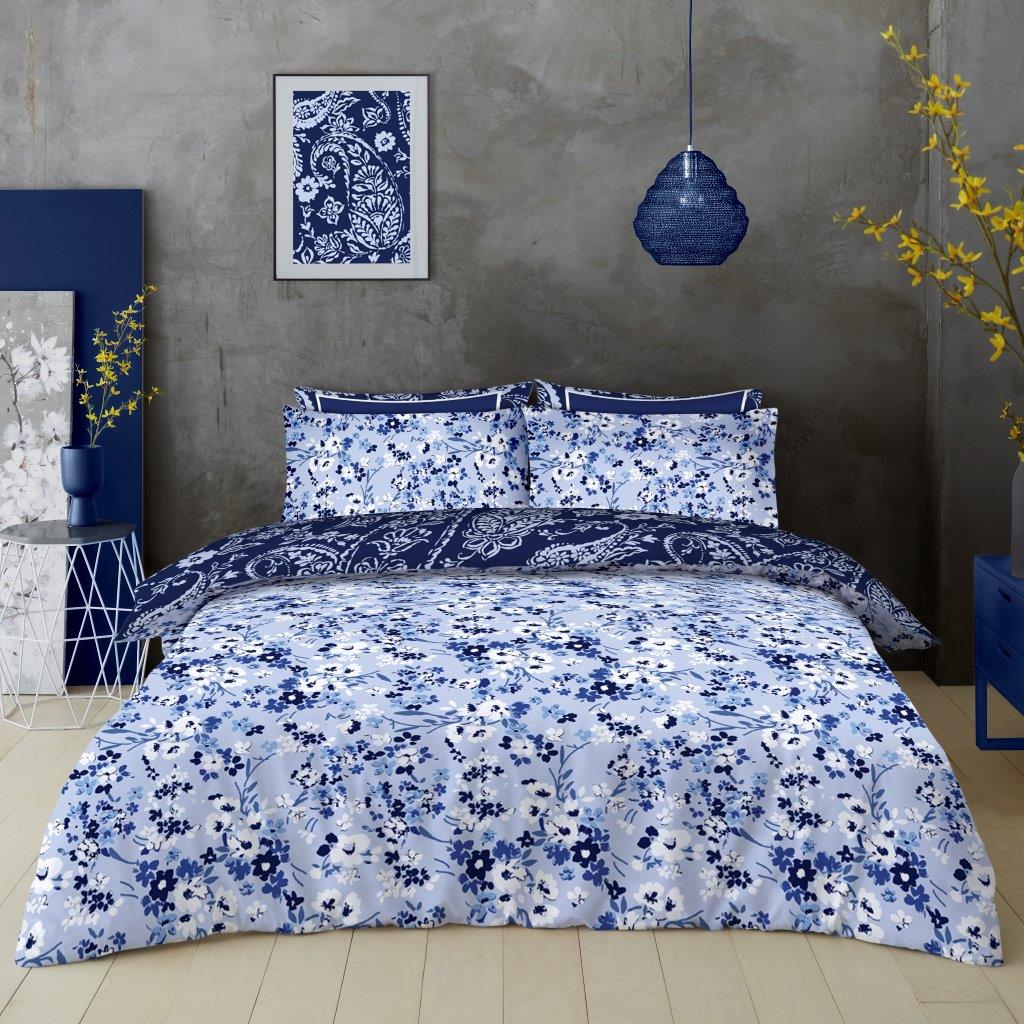 Exclusive Sia-Paisley Floral Duvet Cover