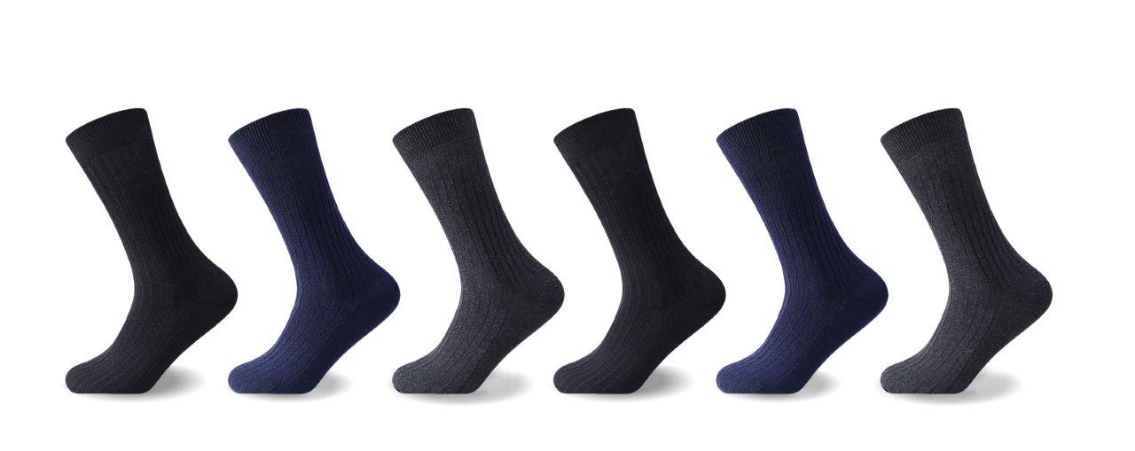 12pk Mens 100% Cotton Socks